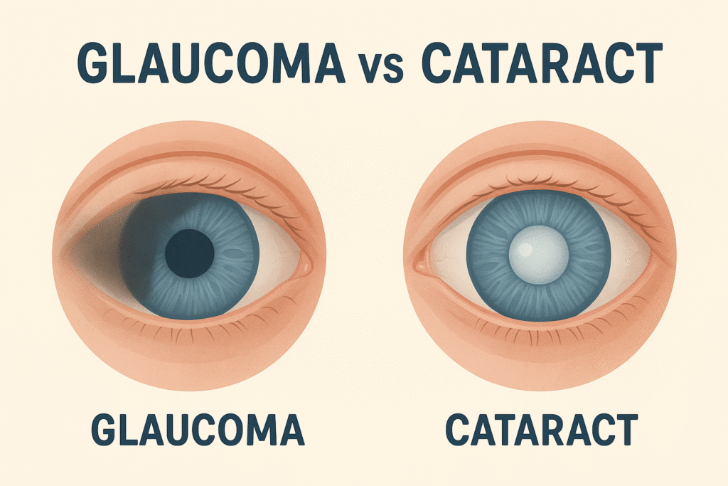 Difference Between Glaucoma vs Cataract