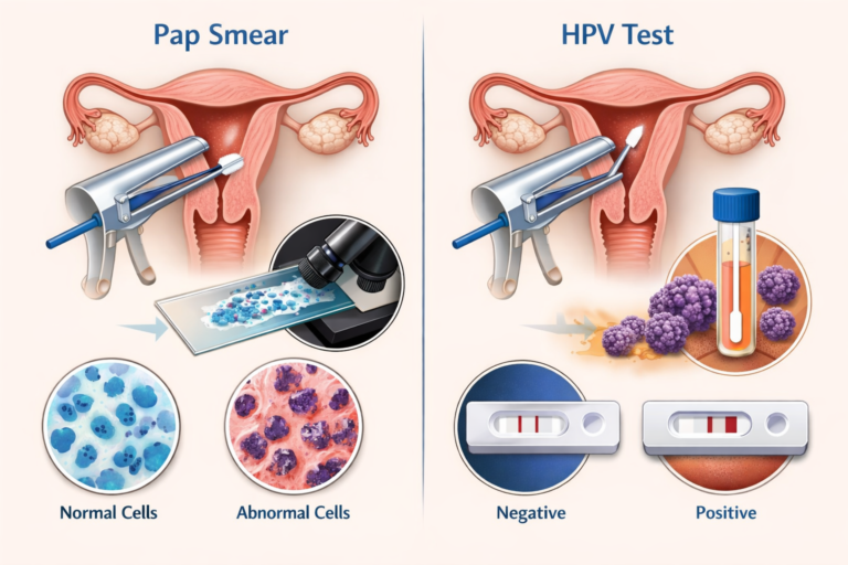 Difference Between Pap Smear and HPV Test for Cervical Cancer